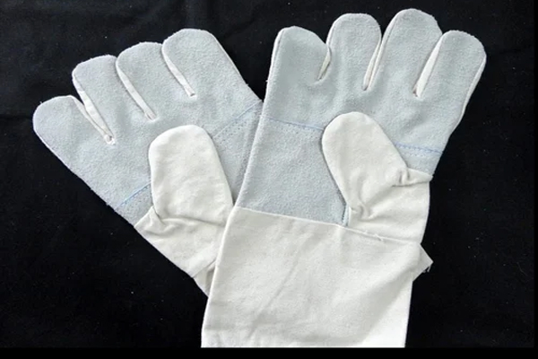 Leather Cotton Hand Gloves