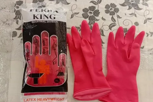 Rubber Hand Gloves Pink